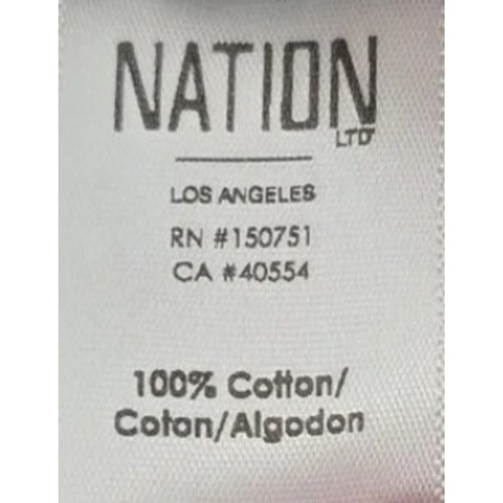 Nation LTD Gauze Muslin Black 100% Cotton Shift Shirt Mini Dress S - Picture 10 of 10